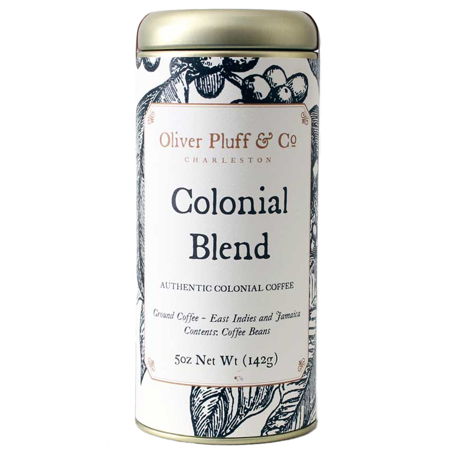 Oliver Pluff & Co Colonial Blend Coffee Tin