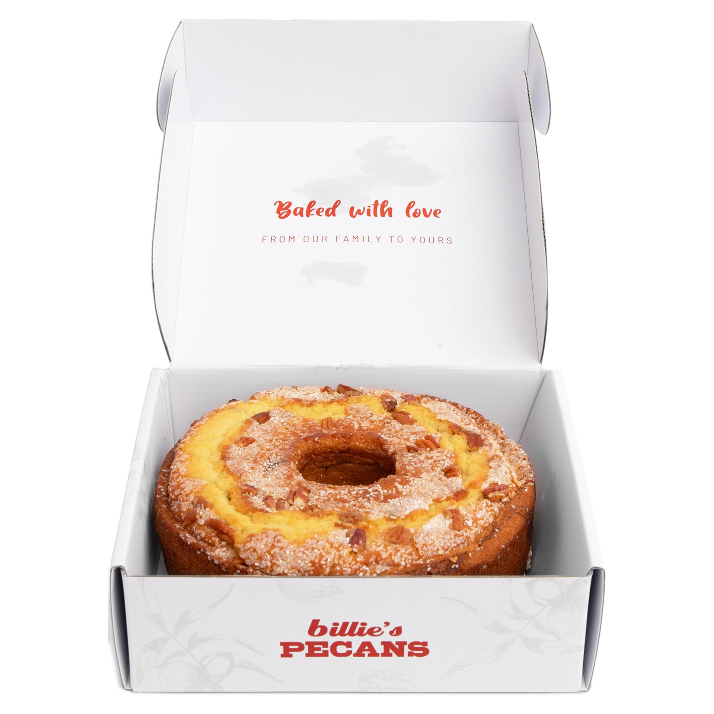 Billies Pecans Cinnamon Pecan Coffee Cake in Box 2