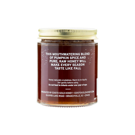 Edisto Gold Honey's Pumpkin Spice Infused Raw Honey