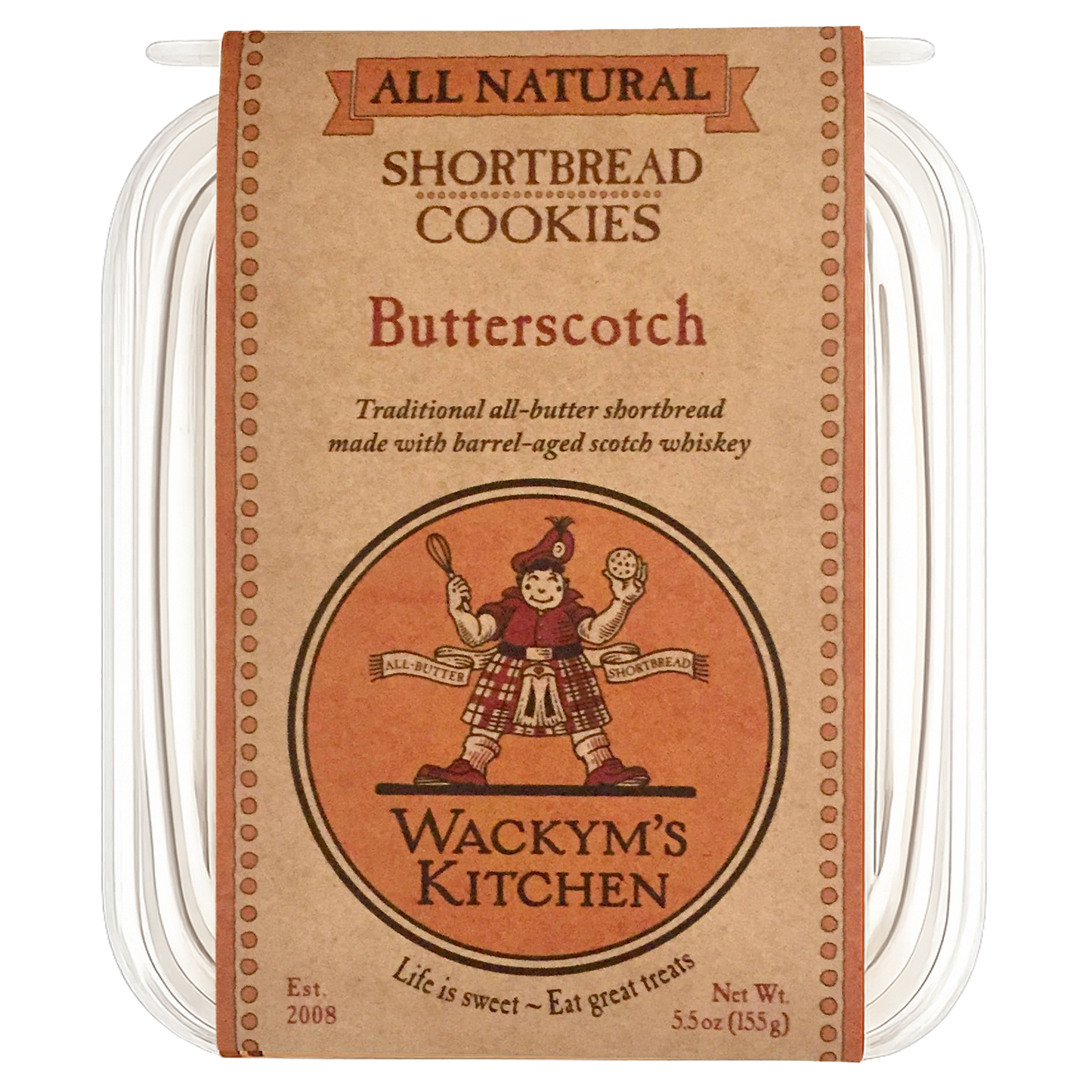 Wackym's Butterscotch Shortbread Cookies
