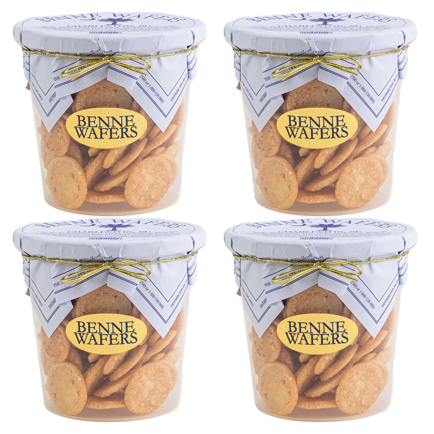 Food for the Southern Soul Benne Wafers 4-Pack