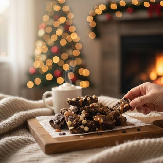 Hogs Heaven Salted Caramel Brownie Christmas Bark