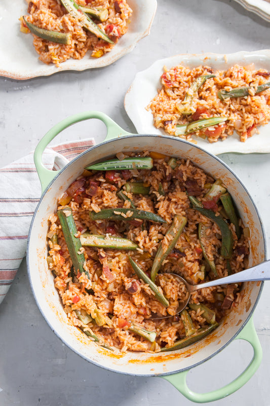 Recipe: John Ondo's Red Rice with Okra