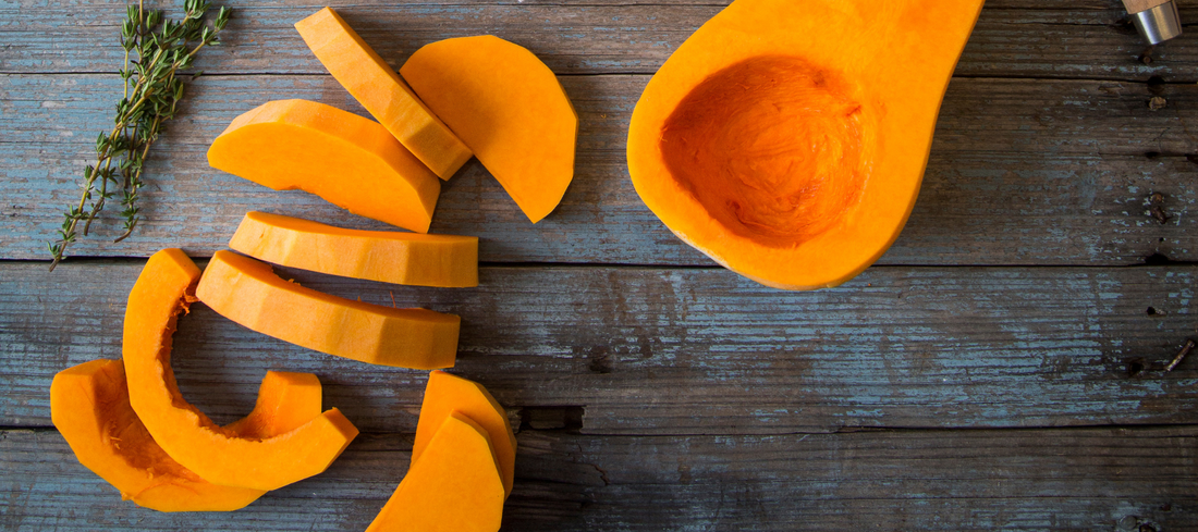 Sliced butternut squash