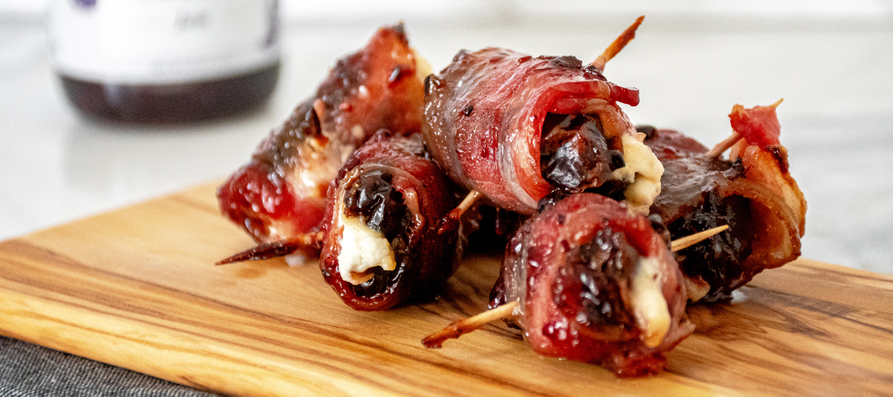 Raven’s Nest Blackberry Jalapeño Bacon Wrapped Dates