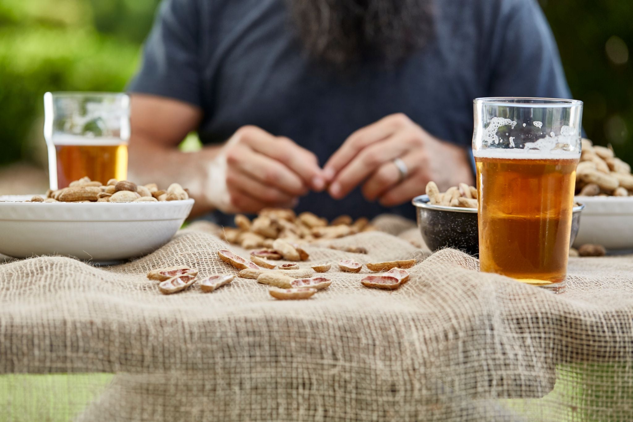 Try a pale ale with boiled peanuts for a perfect beer and snack pairing