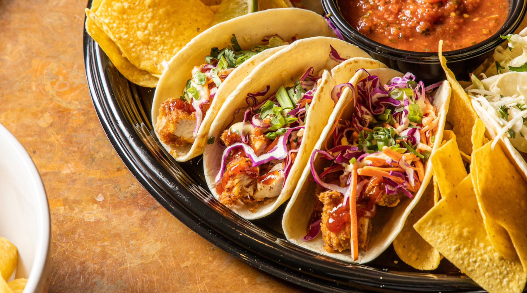 Platter of Tacos for Cinco De Mayo Recipes
