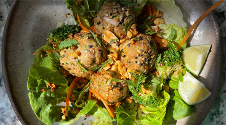 Asian-Inspired Turkey Meatballs