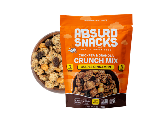 Maple Cinnamon Chickpea & Granola Crunch Mix