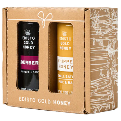 Elderberry Infused and Whipped Honey Gift Set