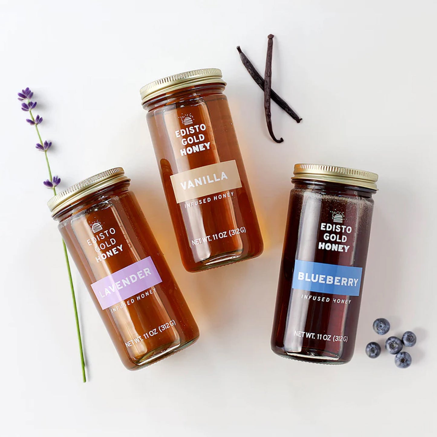 Flavor-Infused Raw Honey Gift Set