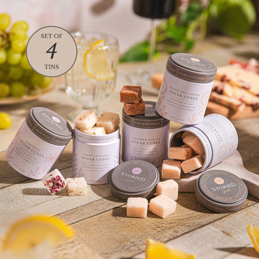 Sugar Cube Flavor Sampler Pack - Set of 4 Tins