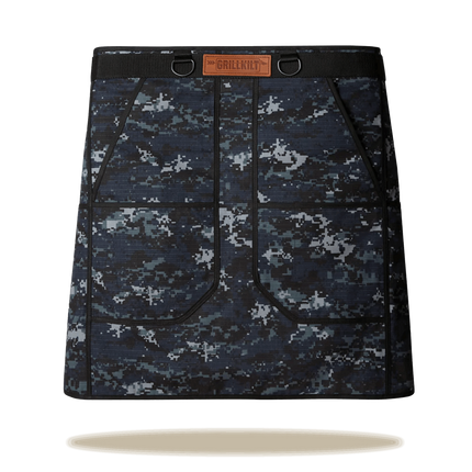 GRILLKILT Grilling Apron - Navy Camo