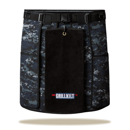 GRILLKILT Grilling Apron - Navy Camo