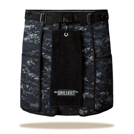 GRILLKILT Grilling Apron - Navy Camo