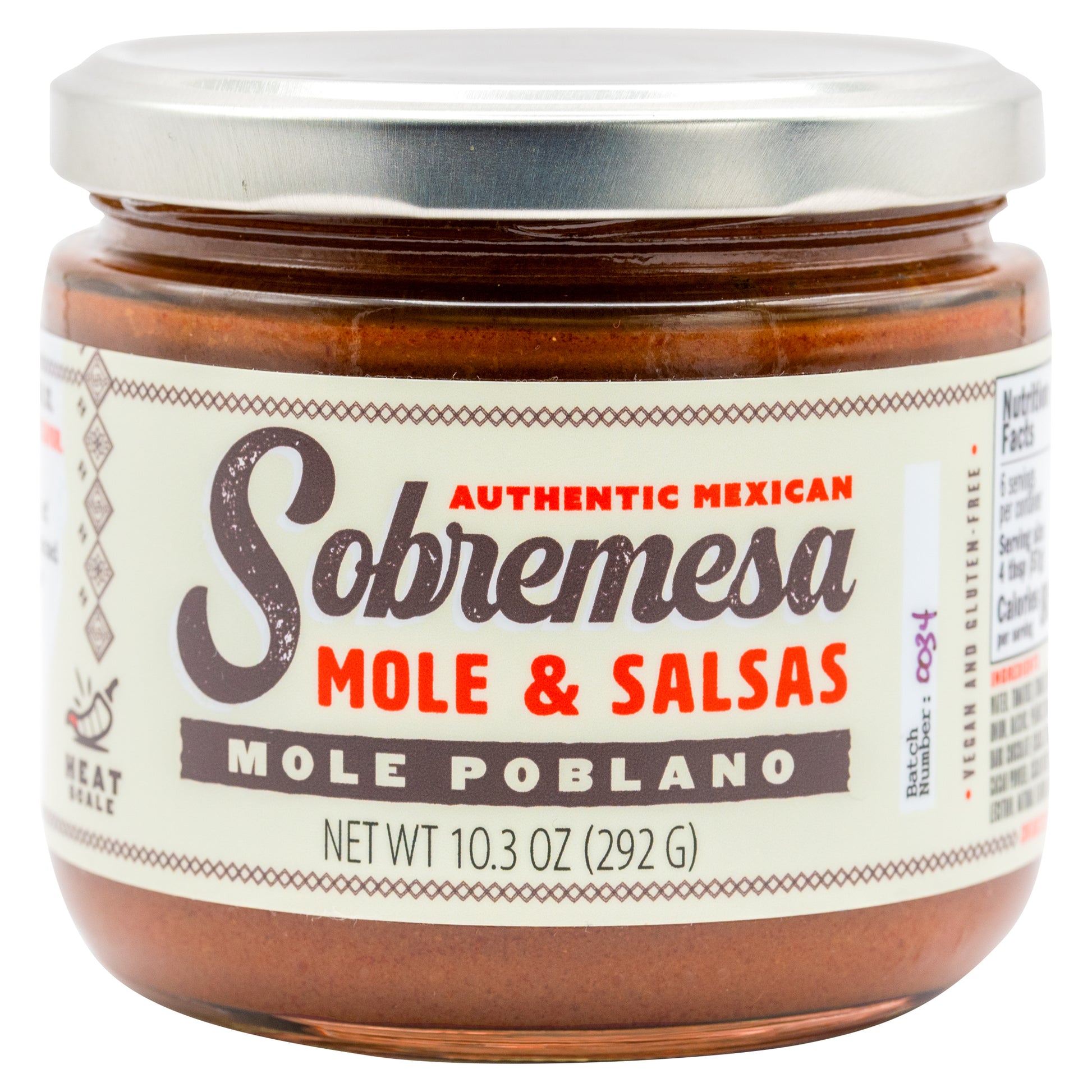 Jar of Sobremesa Mole Poblano 