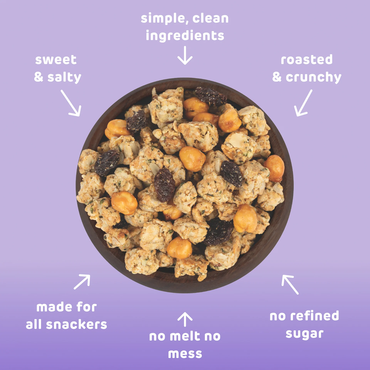 Rosemary Sea Salt Chickpea & Granola Crunch Mix