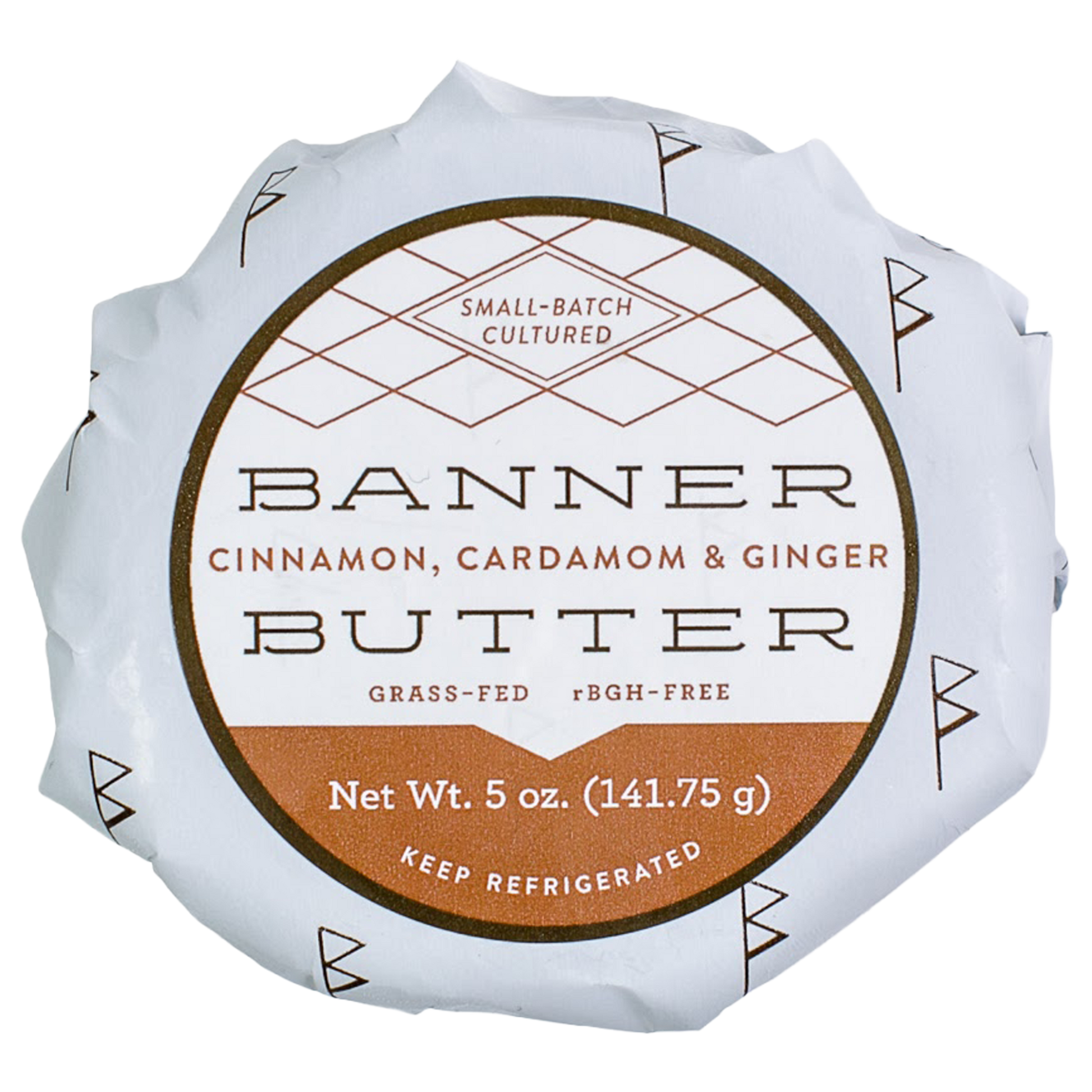 Banner Butter Cinnamon Cardamom and Ginger cultured butter with cultured cream and warming spices
