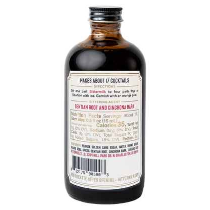 Bittermilk No.1 - Bourbon Barrel Aged Old Fashioned Cocktail Mixer