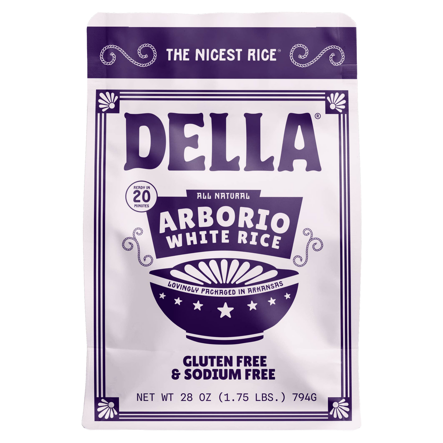 Della All Natural Arborio White Rice