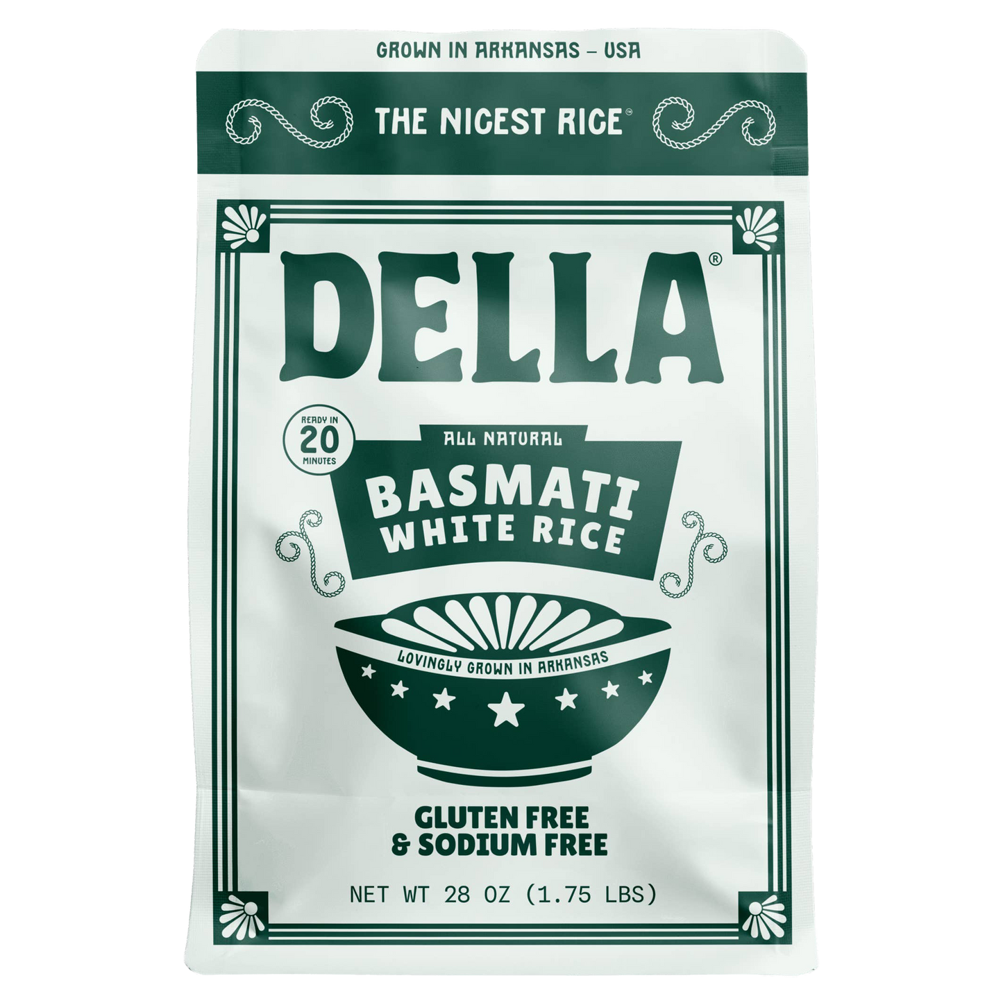 Della All Natural Basmati White Rice
