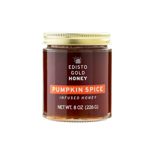 Edisto Gold Pumpkin Spice Infused Honey front