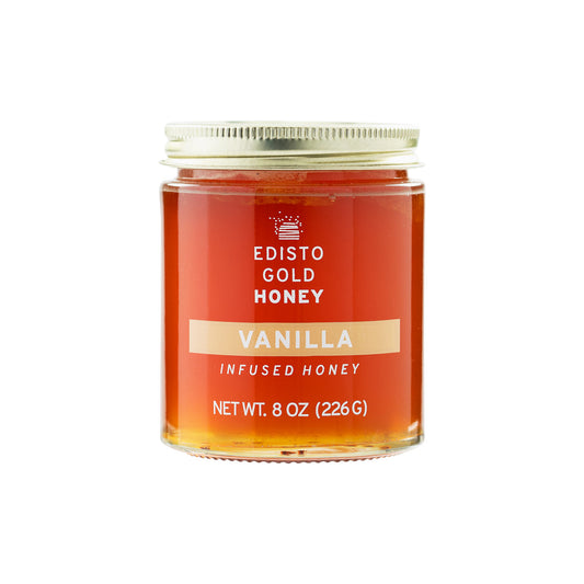 Edisto Gold Vanilla Infused Honey front