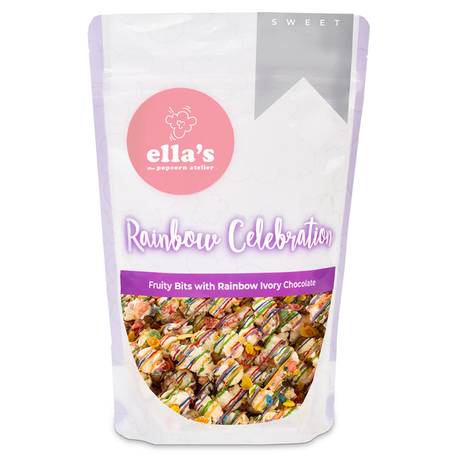 Ella's Popcorn Rainbow Celebration Bag