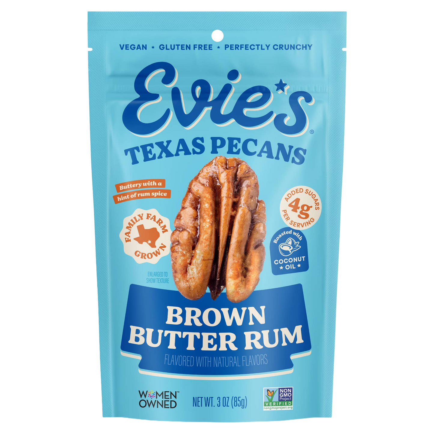 Evie's Brown Butter Rum Candied Pecans