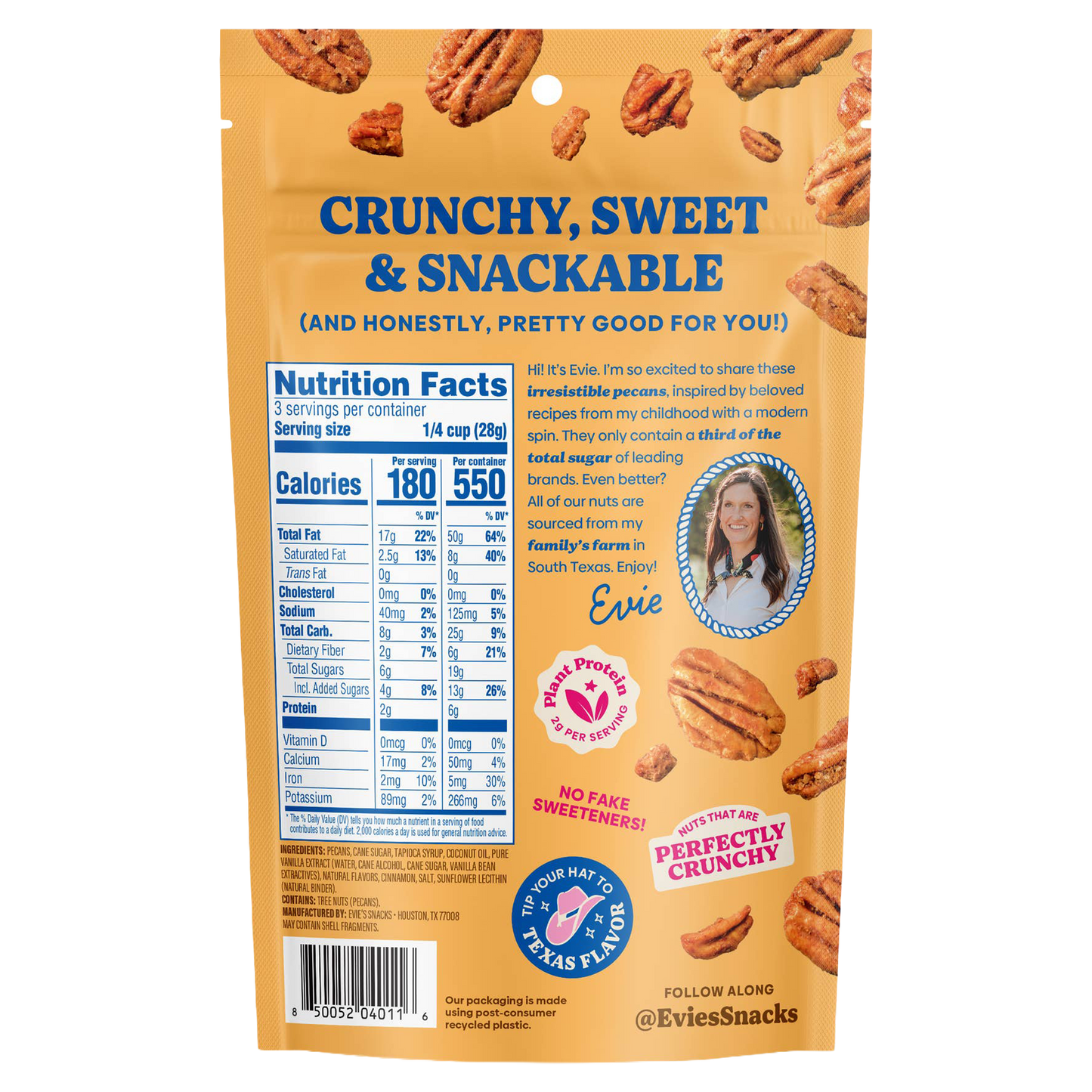Evie's Cinnamon Churro Candied Pecans
