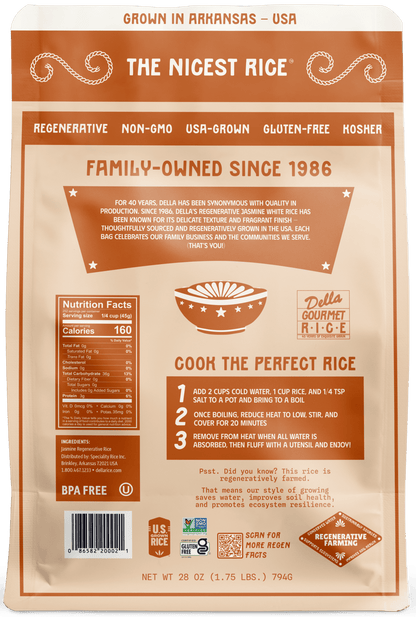 Della Regenerative Jasmine White Rice
