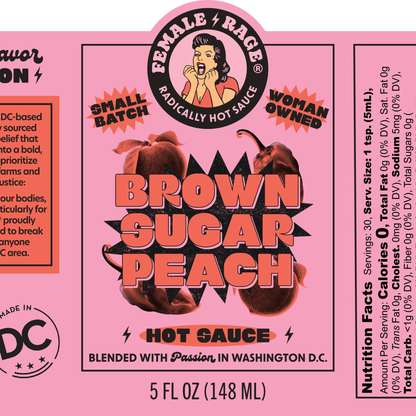 Female Rage Brown Sugar Peach Hot Sauce