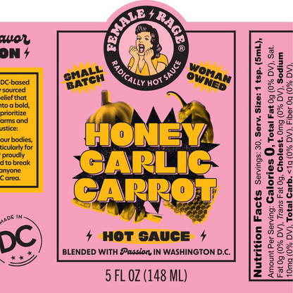 Female Rage Honey Garlic Carrot Hot Sauce
