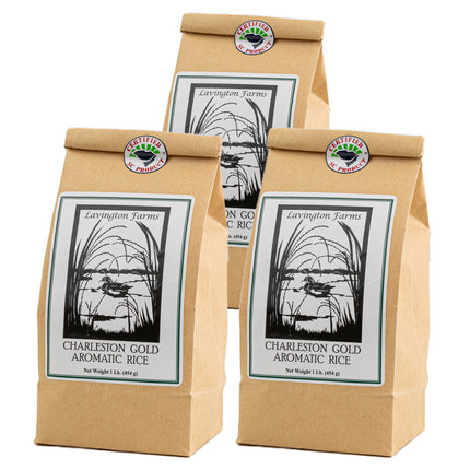 Lavington Farms Charleston Gold Aromatic Rice 3-Pack
