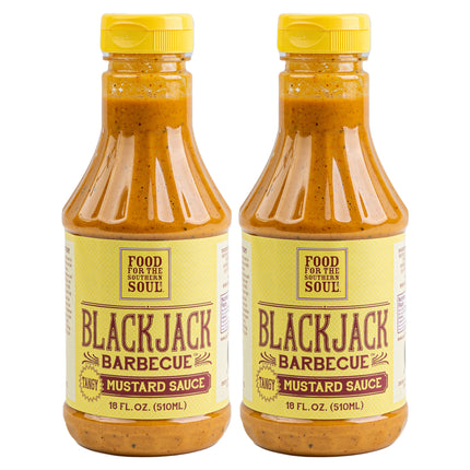 Food for the Southern Soul Blackjack BBQ Mustard Sauce 2 Pack