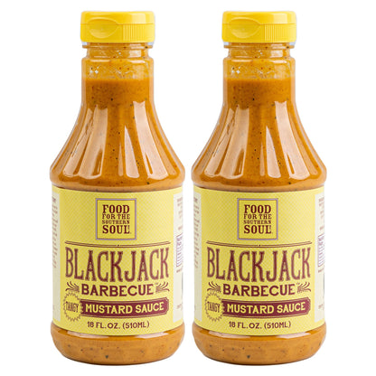 Food for the Southern Soul Blackjack BBQ Mustard Sauce 2 Pack