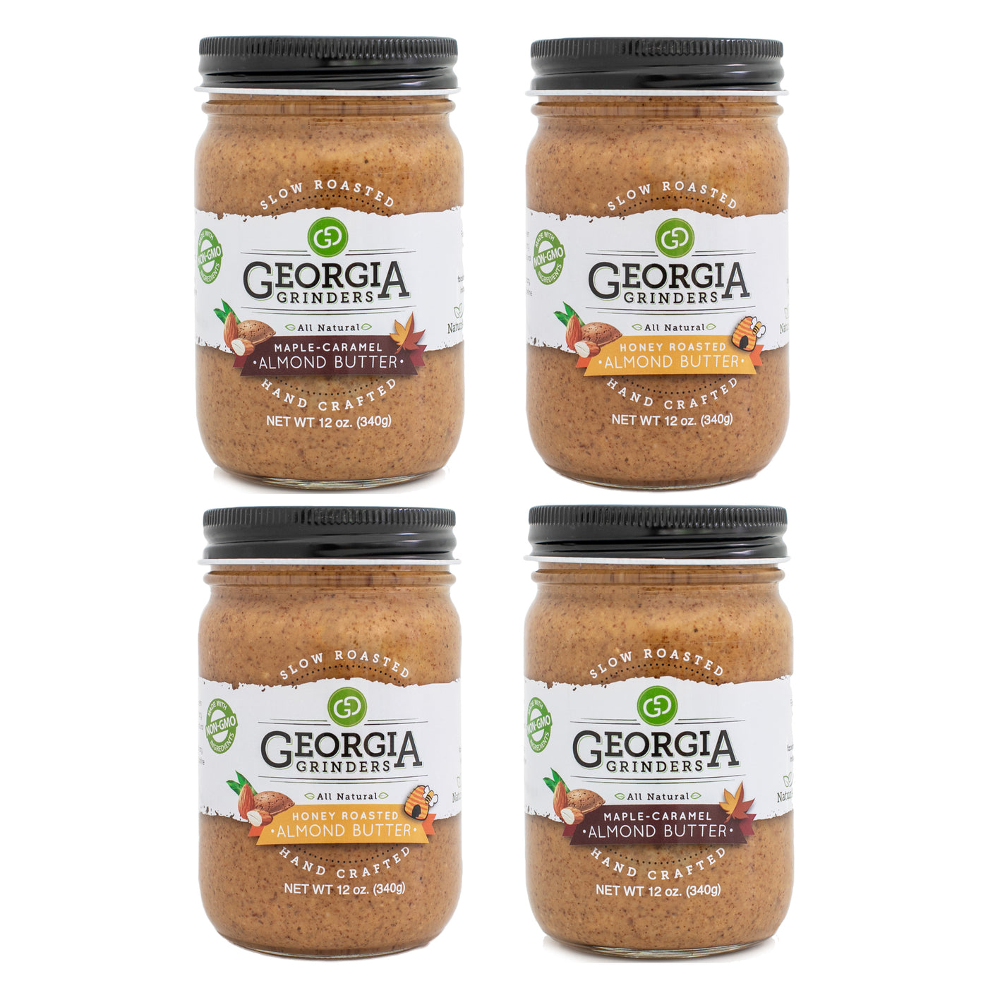 Flavored Almond Butters (4Pack) Grinders The Local Palate