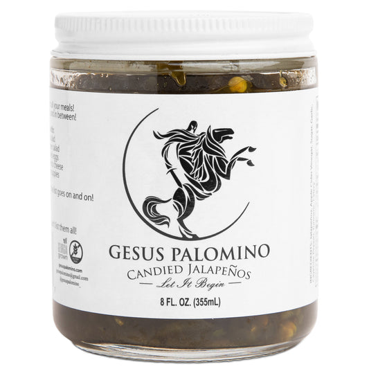 Gesus Palomino Candied Jalapeno Relish 8oz Jar 