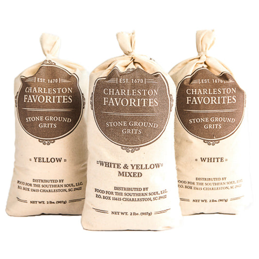 Food for the Southern Soul Charleston Favorites Stone Ground Grits Sampler 3 pack