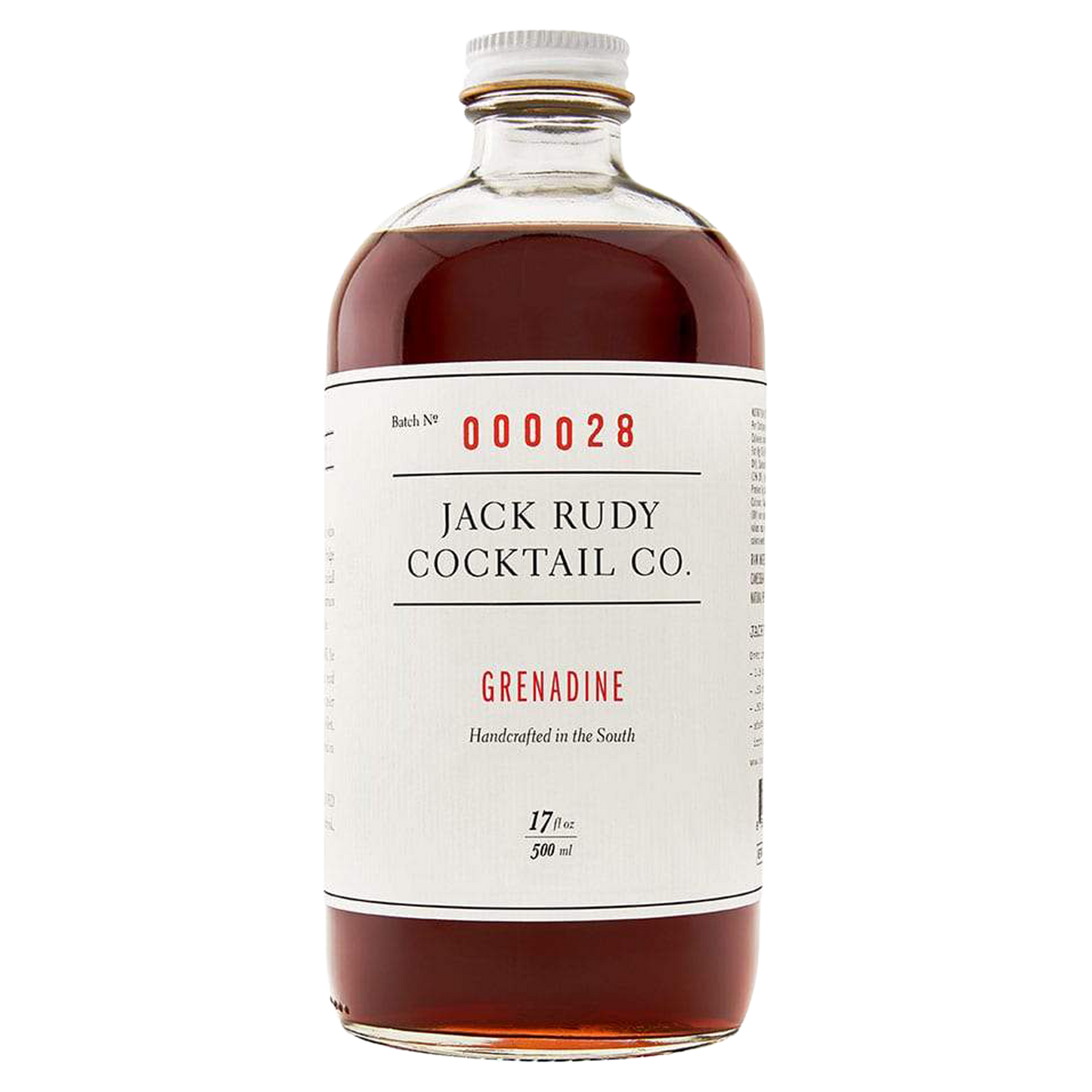 Jack Rudy Grenadine Syrup