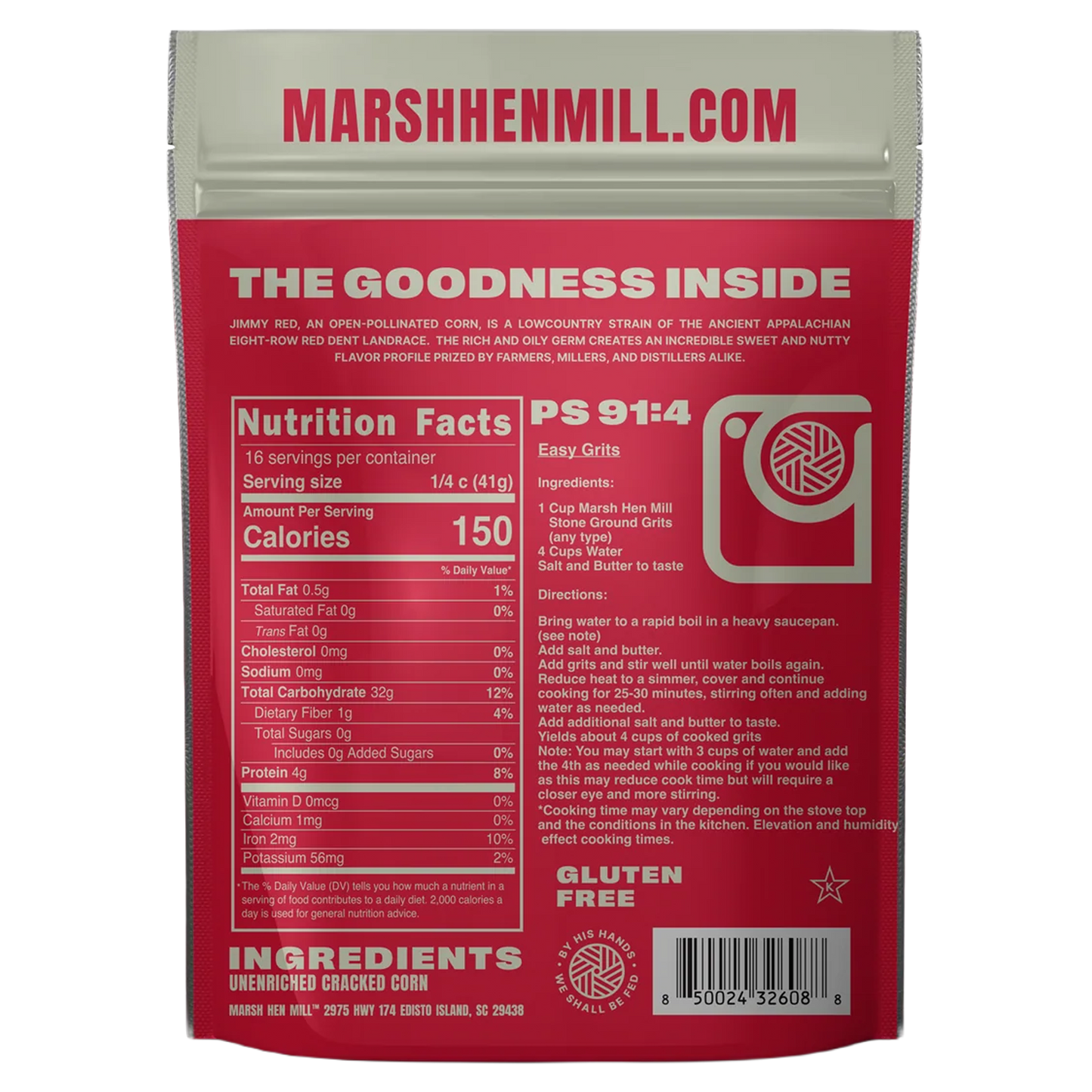 Marsh Hen Mill Jimmy Red Grits