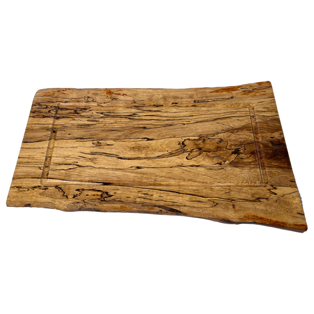 Murhelvic Woodworks Board Number 19. 13 inch by 19 inch Spalted Pecan Cutting Board