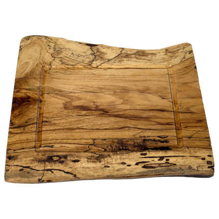 Murhelvic Woodworks Board Number 21. 13 inch by 16 inch Spalted Pecan Cutting Board