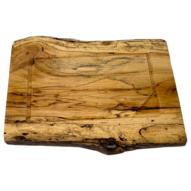 Murhelvic Woodworks Board Number 22. 14 inch by 18 inch Spalted Pecan Cutting Board
