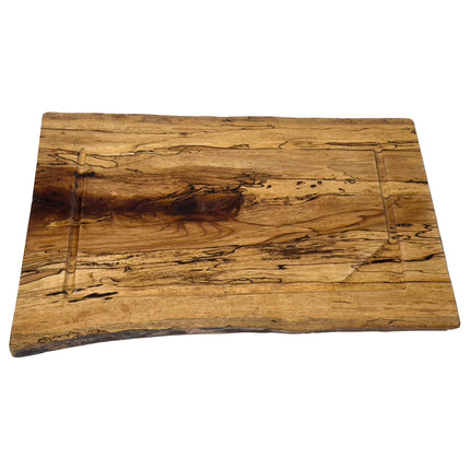 Murhelvic Woodworks Board Number 23. 13 inch by 18 inch Spalted Pecan Cutting Board