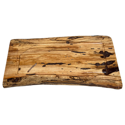 Murhelvic Woodworks Board Number 29. 12 inch by 20 inch Spalted Pecan Cutting Board.
