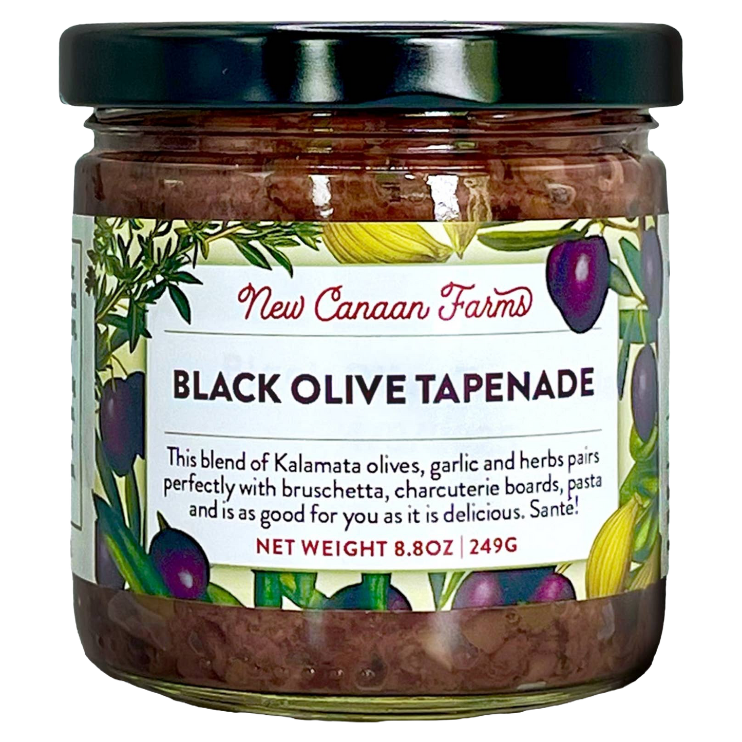 New Canaan Farms Black Olive Tapenade