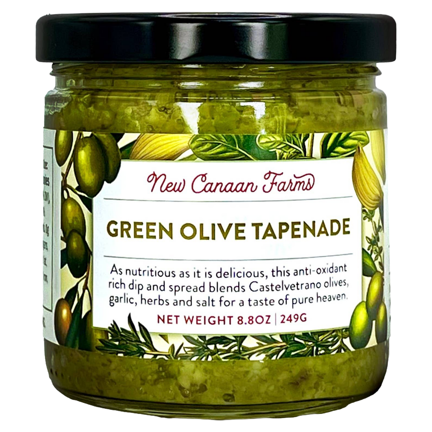 New Canaan Farms Green Olive Tapenade
