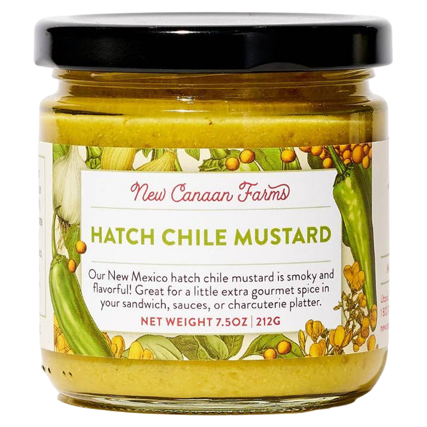 New Canaan Farms Hatch Chile Mustard