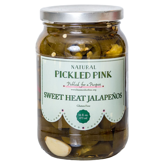 Pickled Pink Sweet Heat Jalapeno Peppers